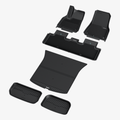 Haloblk Floor Mat Cargo Liner Set For Tesla Model Y 2019-2024