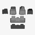 Haloblk Floor Mat Cargo Liner Set For Tesla Model Y 2019-2024