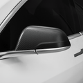 Carbon Fiber Side Mirror Caps for Tesla Model 3