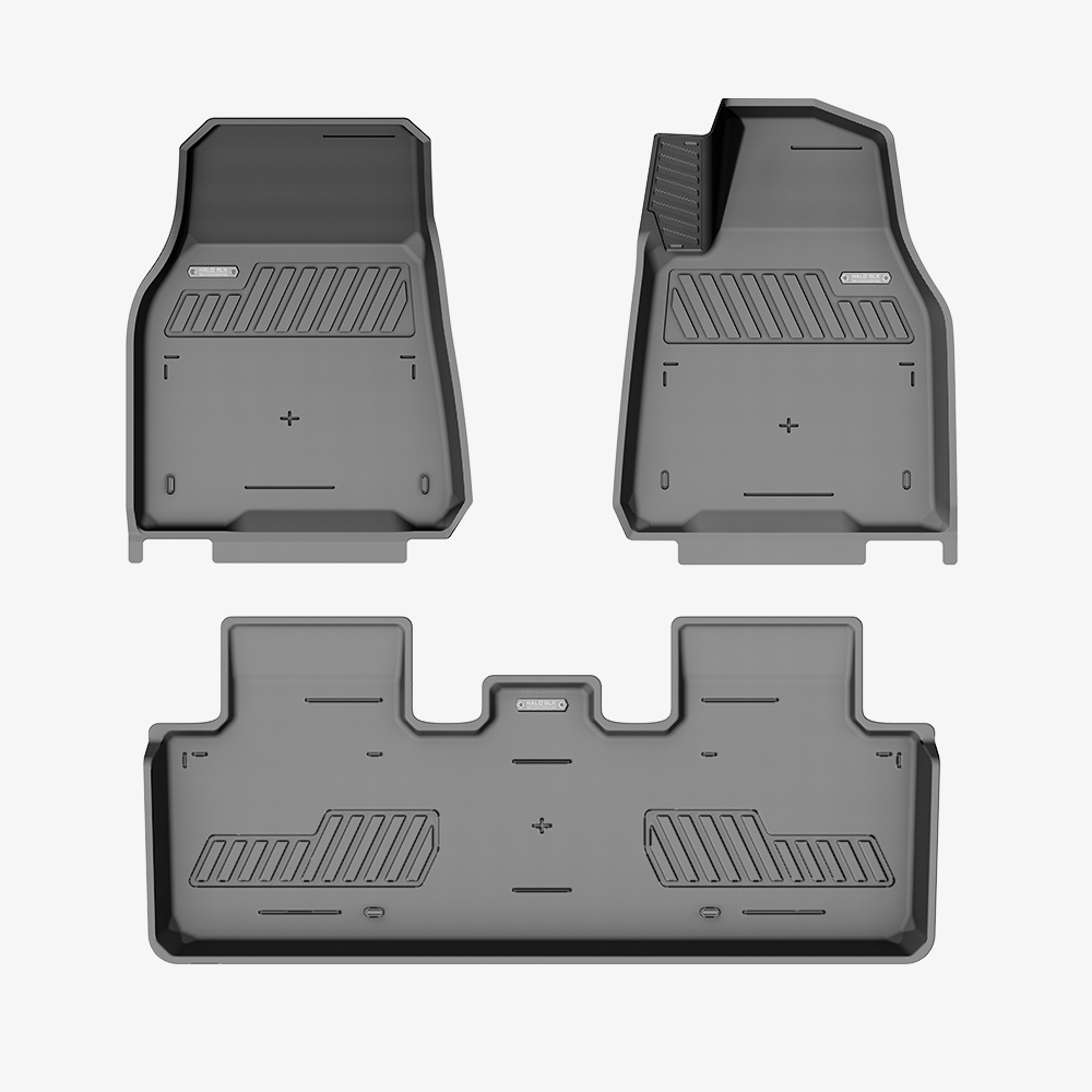 Haloblk Floor Mat Cargo Liner Set For Tesla Model Y 2019-2024