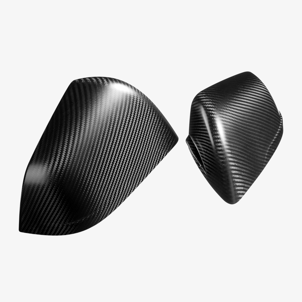 Carbon Fiber Side Mirror Caps for Tesla Model 3