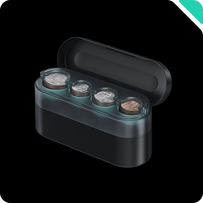 Haloblk Coin Holder Organizer（only for USA）