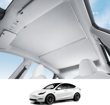 Haloblk Glass Roof Sunshade for Tesla Model Y