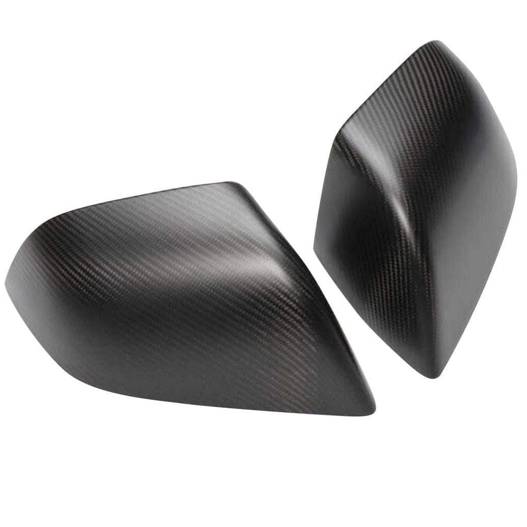 Side Mirror Cover for Tesla Model Y / 3 Highland ( OEM Style ) - Carbon Fiber Mirror Caps Exterior Mods